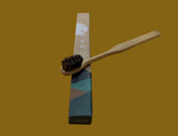 Feel Good Bamboo toothbrush brown horsehair | 元氣花馬毛竹牙刷