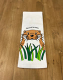 Eurasian Otter Cotton towel | 歐亞水獺全棉毛巾